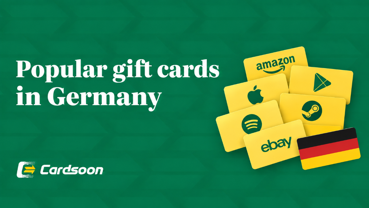 Popular Gift Cards in Germany